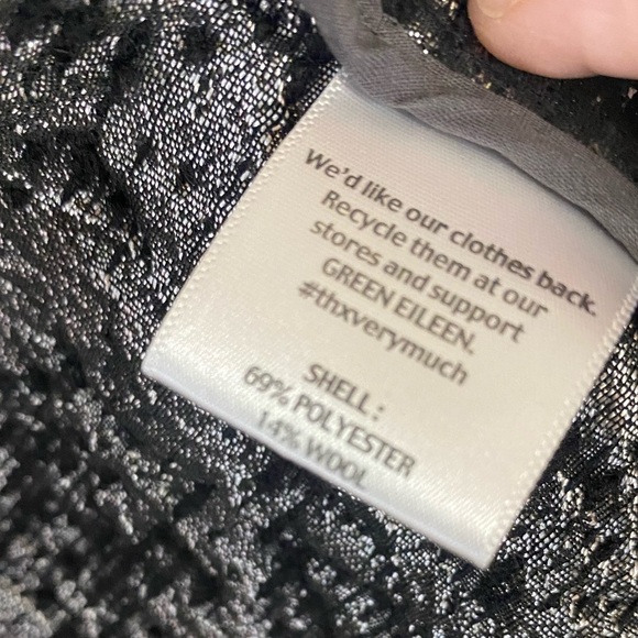 Eileen Fisher Essential Tweed Workwear Blazer - Picture 6 of 9